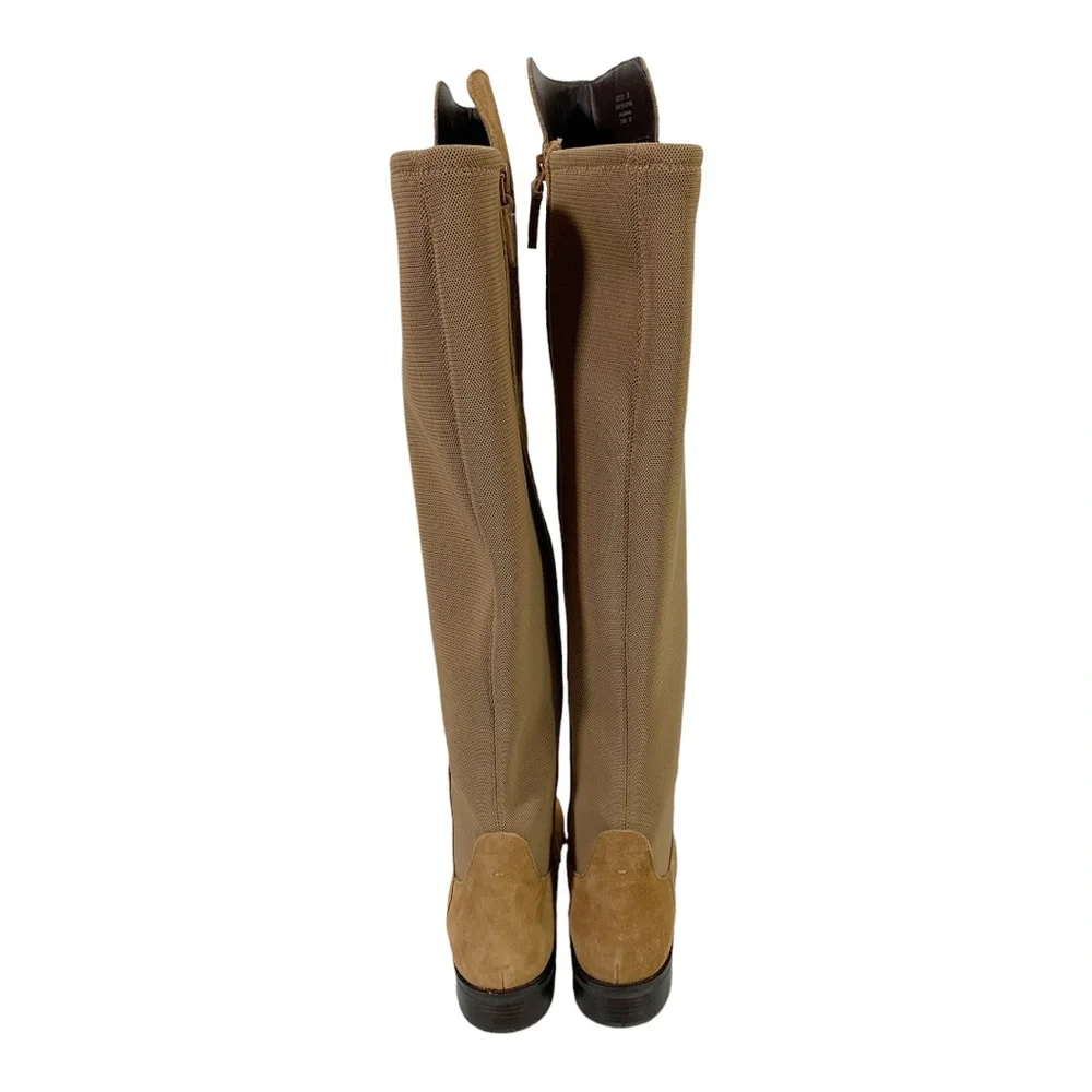 Cole Haan Izzy Over Knee Boots Size 8 Light Whiskey Suede - Picture 4 of 8
